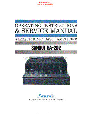 Sansui-BA202-pwr-sm 维修电路原理图.pdf