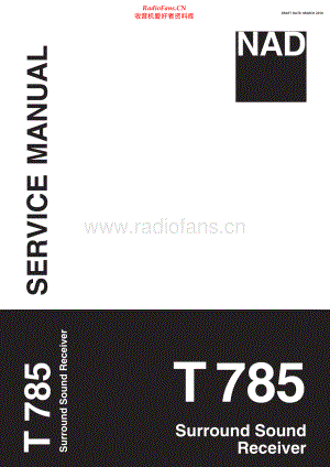 NAD-T785-avr-sm 维修电路原理图.pdf