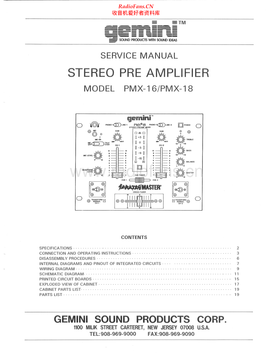 Gemini-PMX18-mix-sm维修电路原理图.pdf_第1页