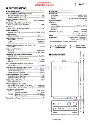 Yamaha-AX10-int-sch(1) 维修电路原理图.pdf