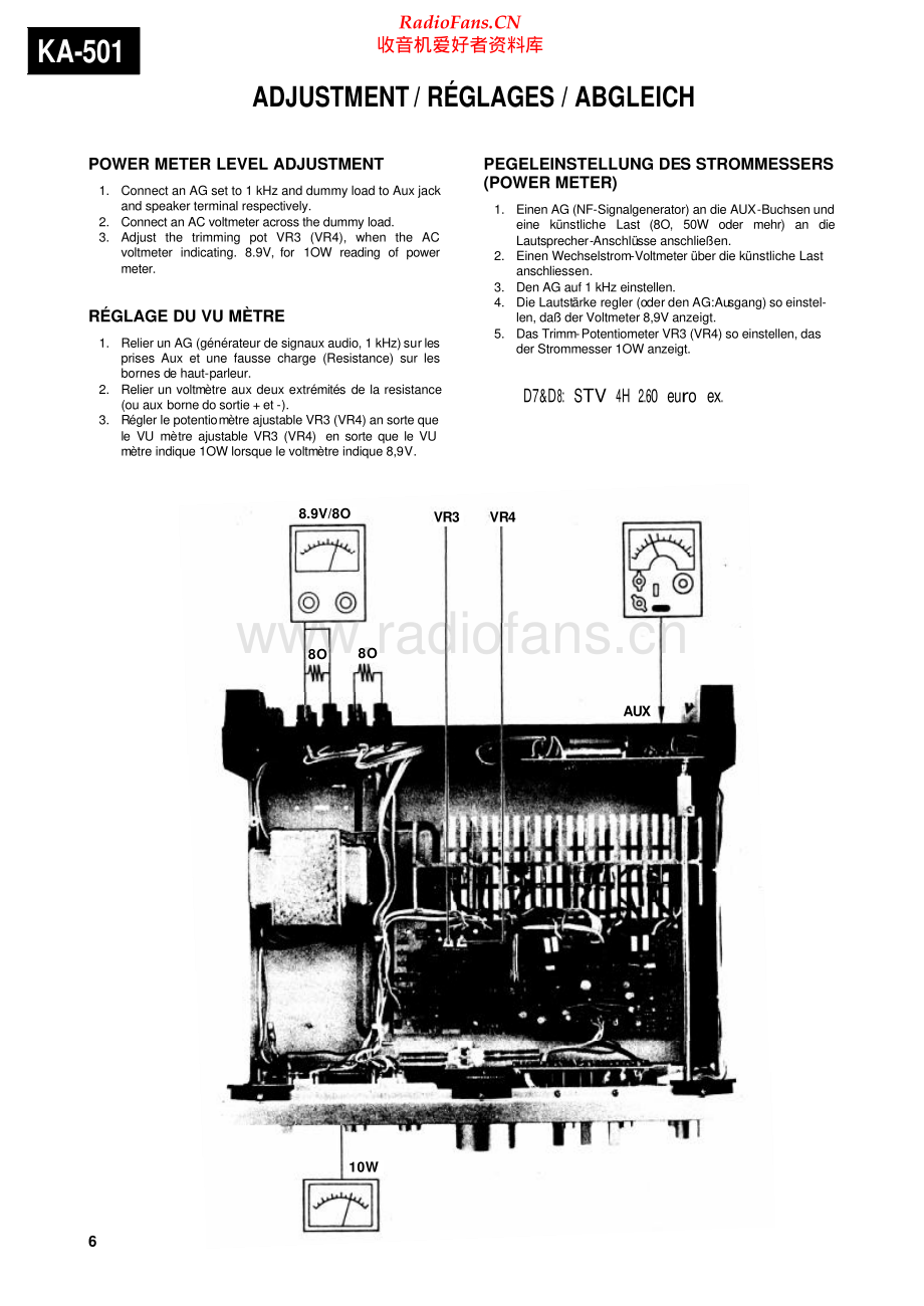 Kenwood-KA501-int-adj 维修电路原理图.pdf_第1页