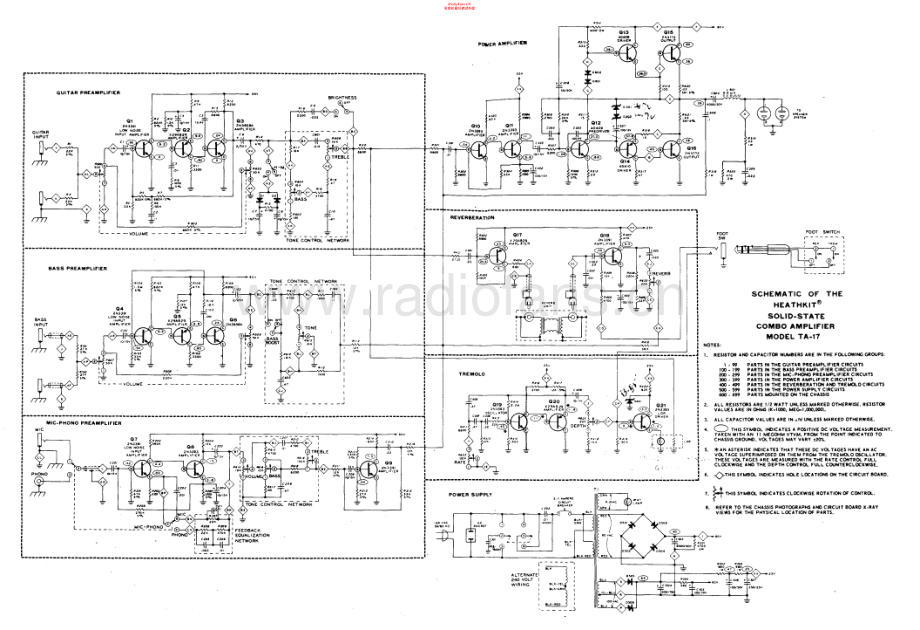 Heathkit-TA17-pwr-sch 维修电路原理图.pdf_第1页
