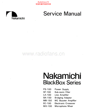 Nakamichi-BlackBoxSeries-pre-sm 维修电路原理图.pdf