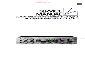 Luxman-L116A-int-sm 维修电路原理图.pdf