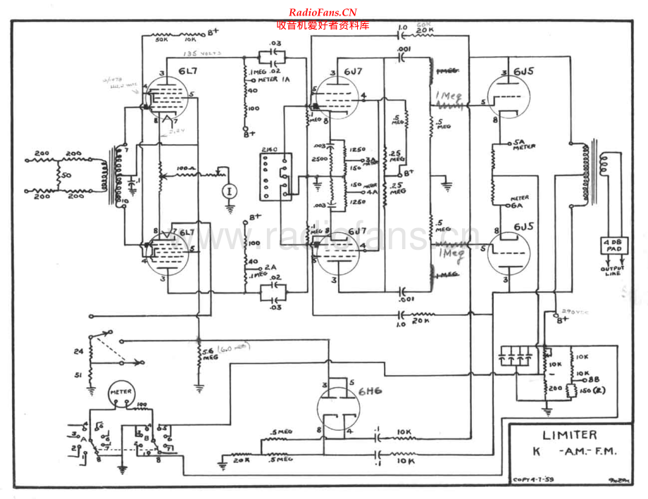 WesternElectric-1126-pre-sch 维修电路原理图.pdf_第1页