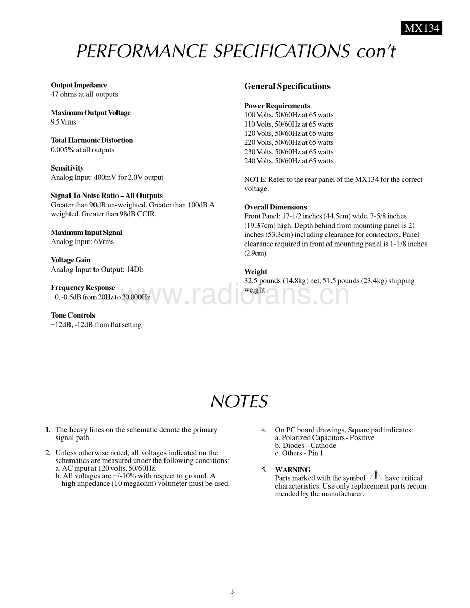 McIntosh-MX134-av-sm 维修电路原理图.pdf_第3页