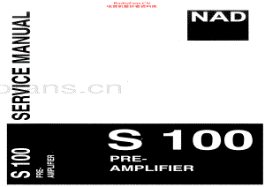 NAD-S100-pre-sm 维修电路原理图.pdf