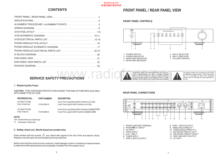 NAD-S100-pre-sm 维修电路原理图.pdf_第2页