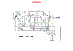 WesternElectric-WE124D-amp-sch 维修电路原理图.pdf