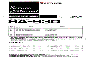 Pioneer-SA930-int-sm 维修电路原理图.pdf