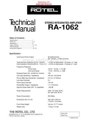 Rotel-RA1062-int-sm 维修电路原理图.pdf