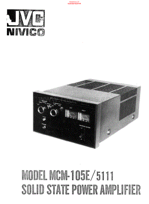 JVC-MCM105E-int-sm 维修电路原理图.pdf