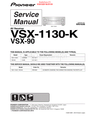 Pioneer-VSX90-avr-sm 维修电路原理图.pdf