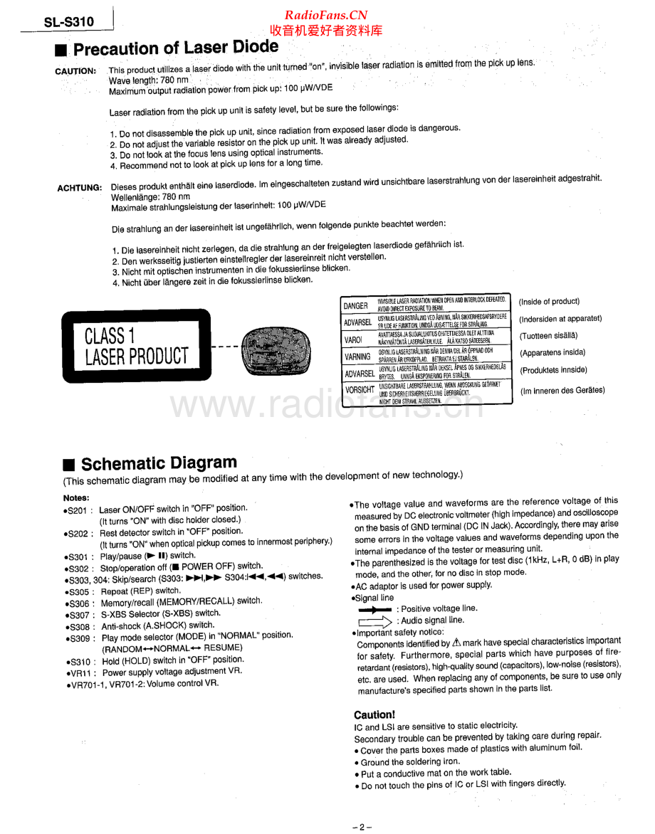 Technics-SLS310-dm-sm(1) 维修电路原理图.pdf_第2页