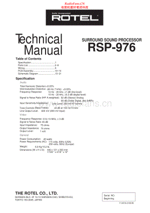 Rotel-RSP976-ssp-sm 维修电路原理图.pdf