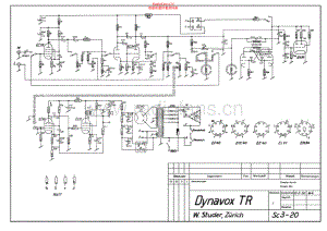 Revox-Dynavox-Sch 维修电路原理图.pdf