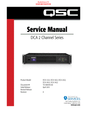 QSC-DCA2422-pwr-sm 维修电路原理图.pdf