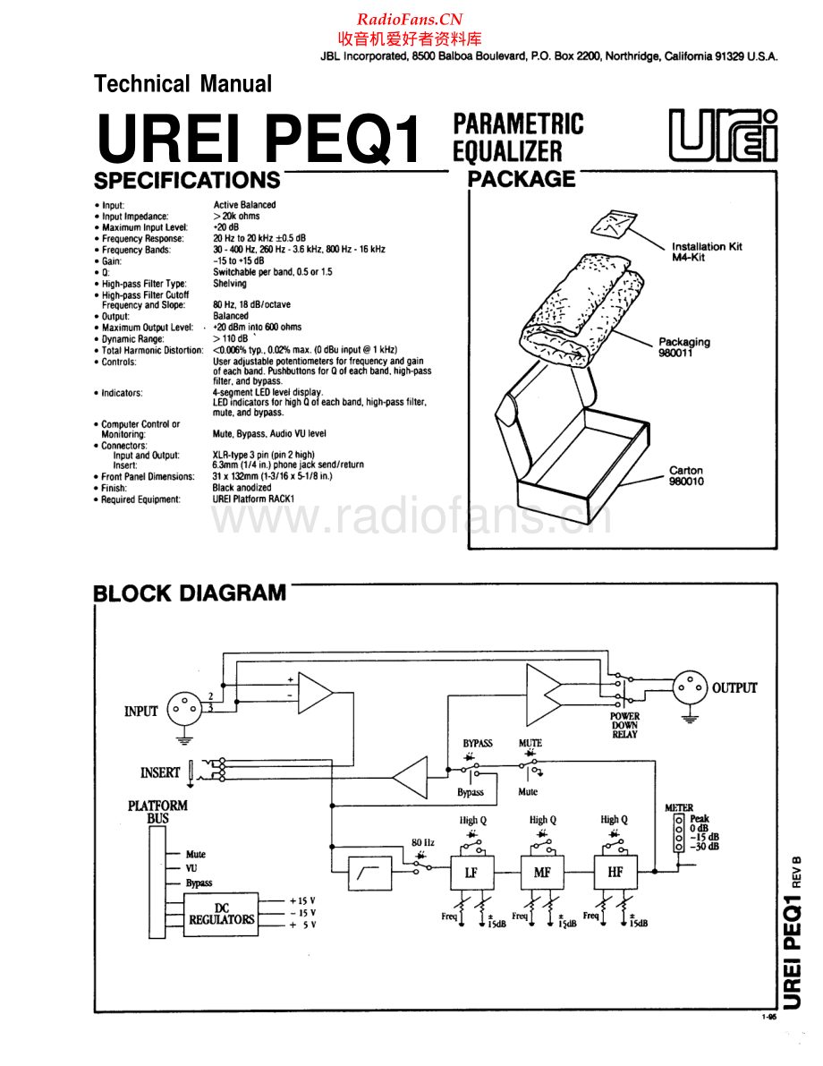 Urei-PEQ1-eq-sm 维修电路原理图.pdf_第1页