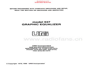 Urei-537-eq-sm 维修电路原理图.pdf