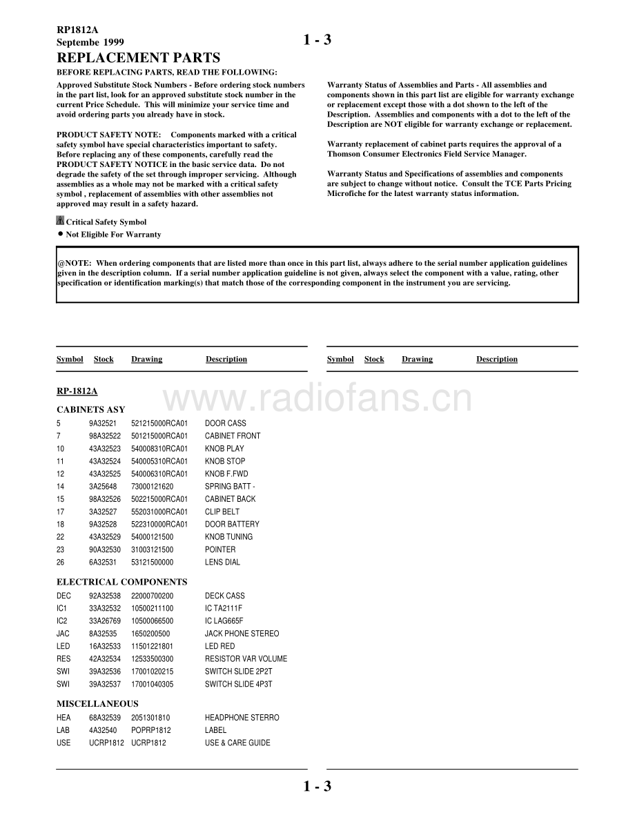 RCA-RP1812A-pr-sch 维修电路原理图.pdf_第3页