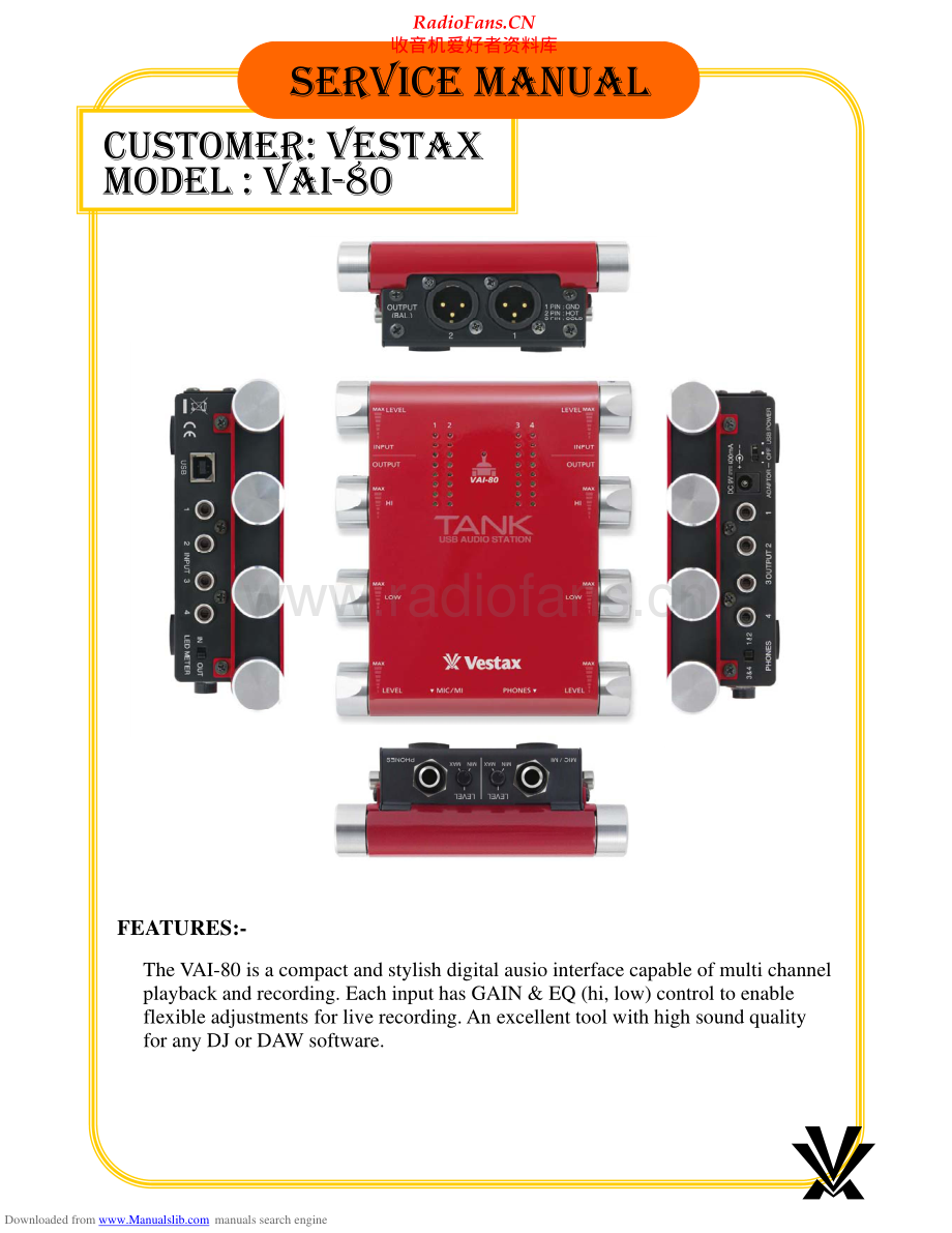 Vestax-VAI80-mix-sm 维修电路原理图.pdf_第1页