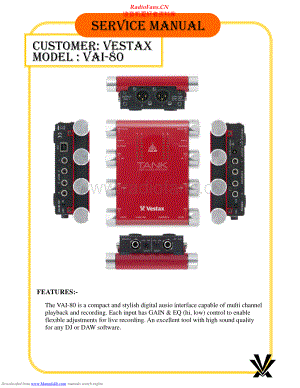 Vestax-VAI80-mix-sm 维修电路原理图.pdf