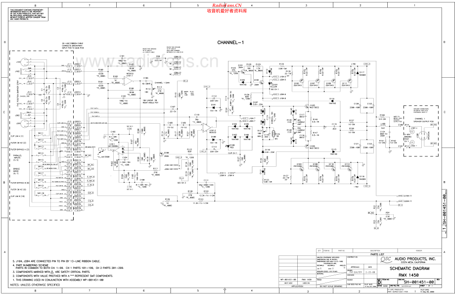 QSC-RMX1450-pwr-sch 维修电路原理图.pdf_第1页