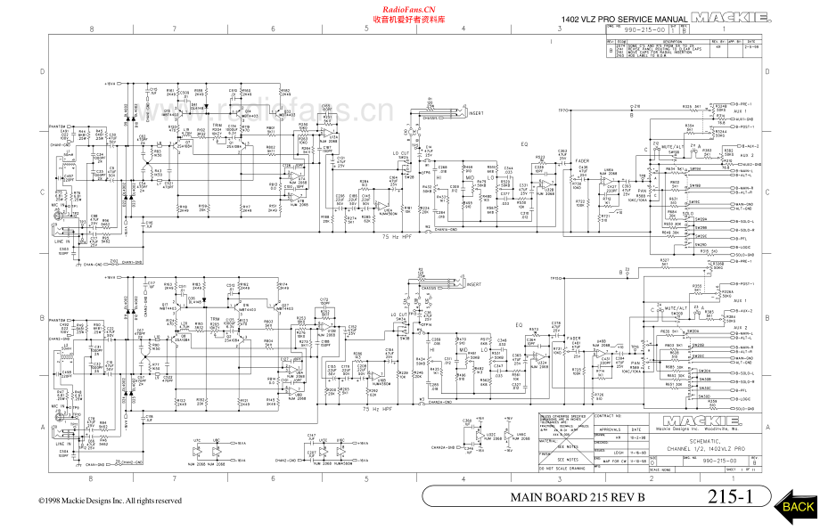 Mackie-1402VLZPRO-mix-sch 维修电路原理图.pdf_第1页