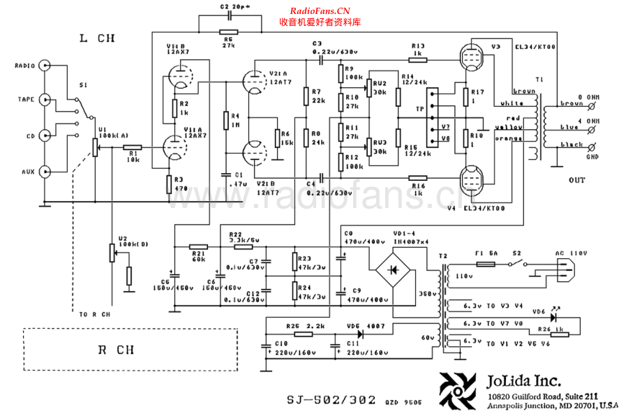Jolida-302A-int-sch 维修电路原理图.pdf_第1页