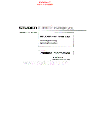 Studer-40W-pwr-sch 维修电路原理图.pdf