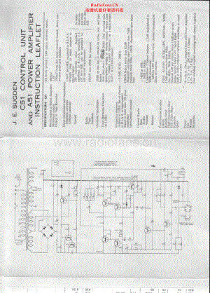 Sugden-C51-pre-sch 维修电路原理图.pdf