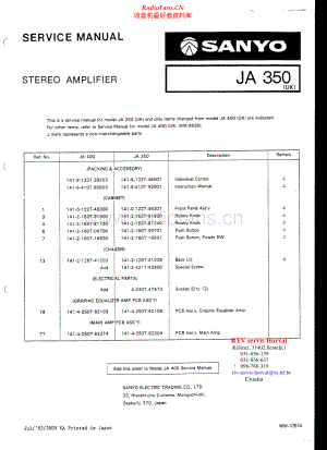 Sanyo-JA350-int-sm 维修电路原理图.pdf
