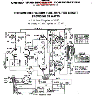 UnitedTransformerCorp-35W-pwr-sch 维修电路原理图.pdf