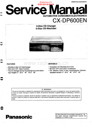 Panasonic-CXDP600-car-sm 维修电路原理图.pdf