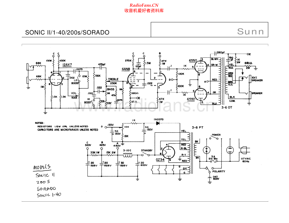 Sunn-SonicI40-pwr-sch1 维修电路原理图.pdf_第1页