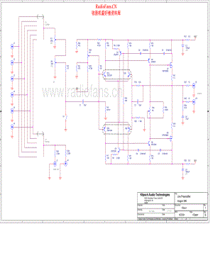 Klipsch-Aragon28K-pre-sch 维修电路原理图.pdf