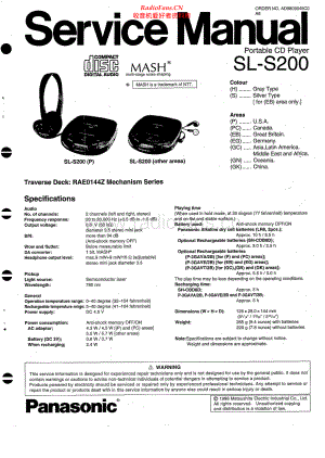 Panasonic-SLS200-dm-sm 维修电路原理图.pdf