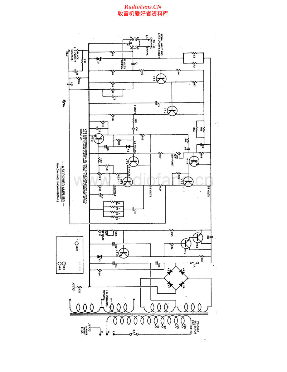 Sugden-A51-pwr-sch1 维修电路原理图.pdf_第1页