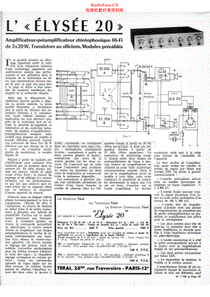 Scientelec-Elysee20W-int-sm 维修电路原理图.pdf