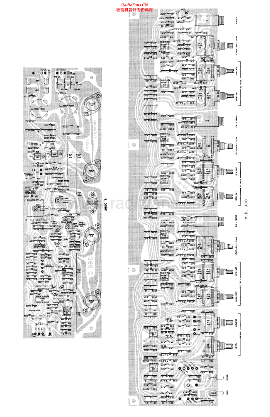 Peavey-KB300-NoXLR-sch 维修电路原理图.pdf_第2页