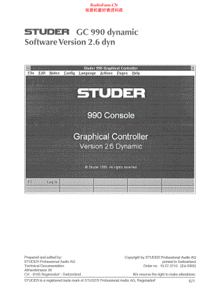 Studer-990GC26-sw-man 维修电路原理图.pdf