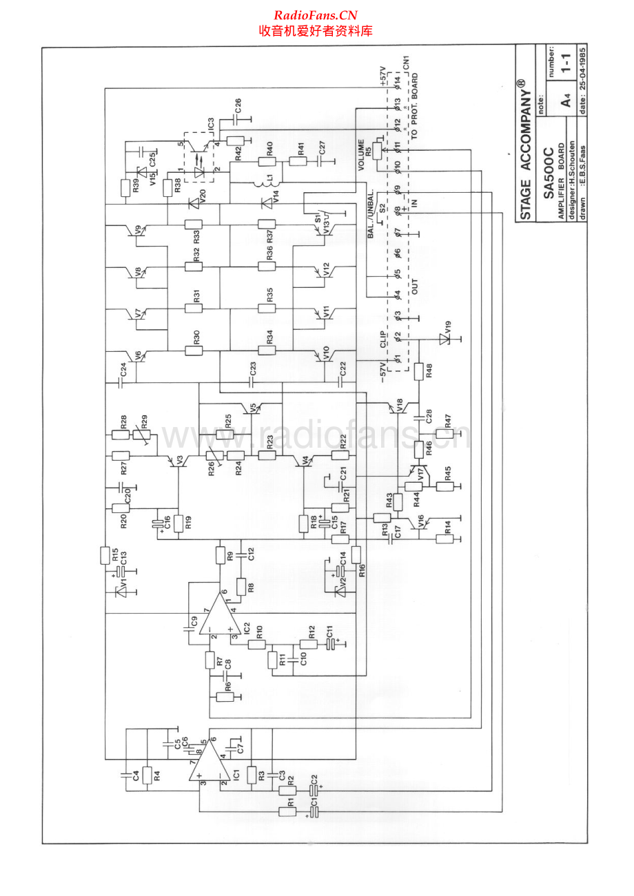 StageAccompany-SA500C-pwr-sch 维修电路原理图.pdf_第1页
