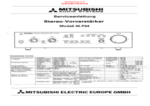 Mitsubishi-MP04-pre-sm-de 维修电路原理图.pdf