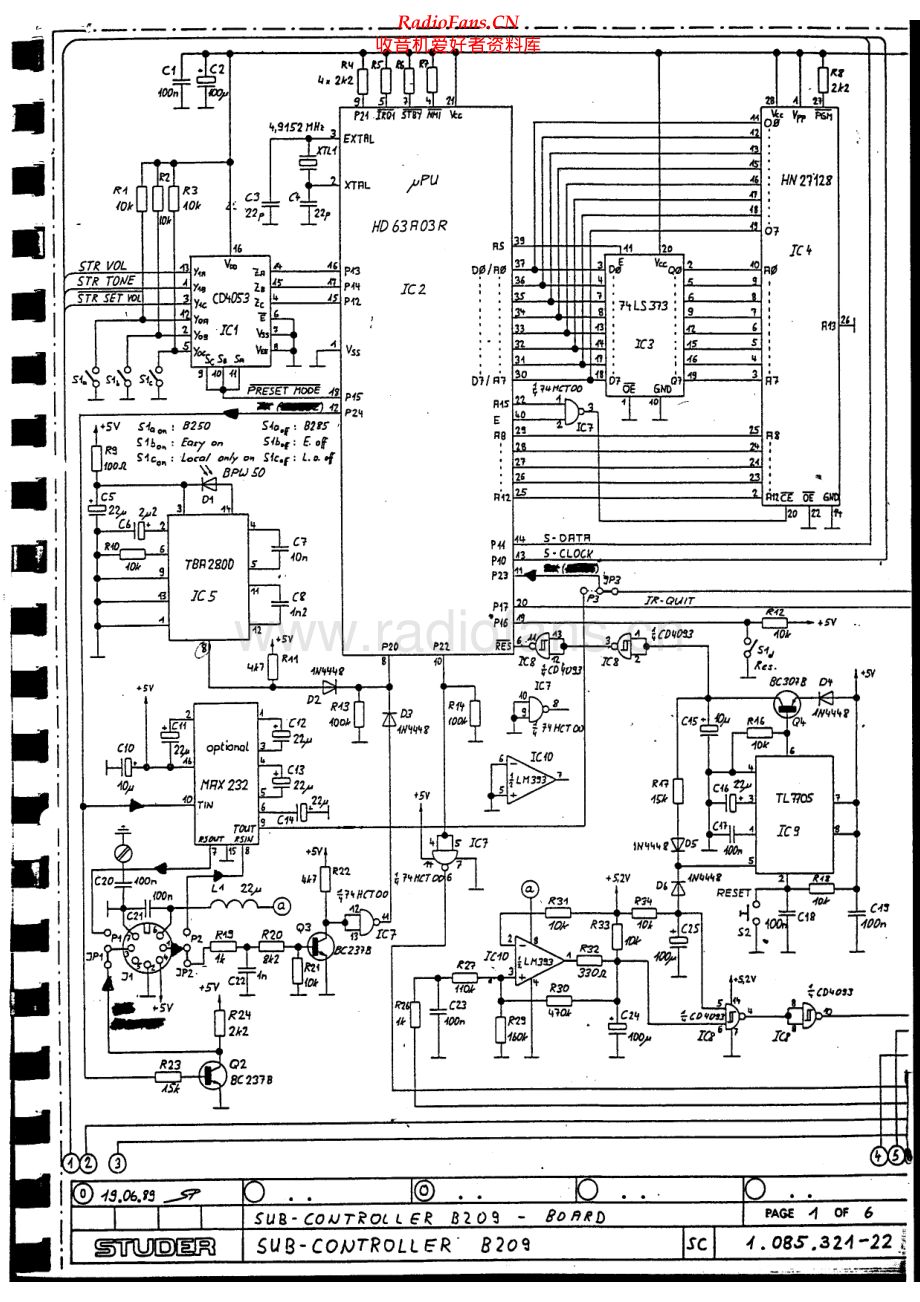 Revox-B209-subc-sch 维修电路原理图.pdf_第1页