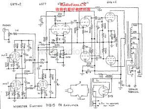Webster-81B15-int-sch 维修电路原理图.pdf