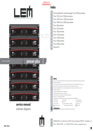 LEM-Procon400P-pwr-sm 维修电路原理图.pdf