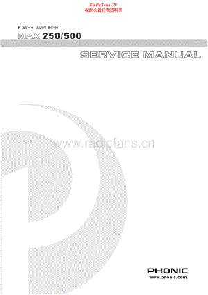 Phonic-MAX250-pwr-sm 维修电路原理图.pdf