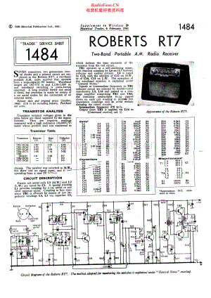 Roberts-RT7-pr-sm 维修电路原理图.pdf