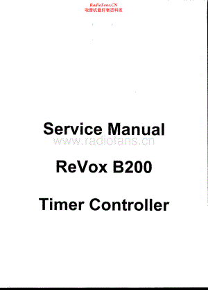 Revox-B200-tc-sm1 维修电路原理图.pdf