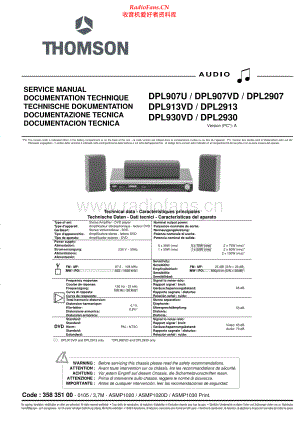 Thomson-DPL2930-hts-sm 维修电路原理图.pdf